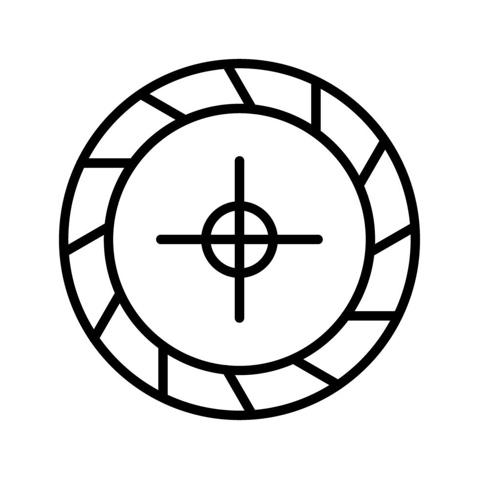 Roulette ii Vektor Symbol