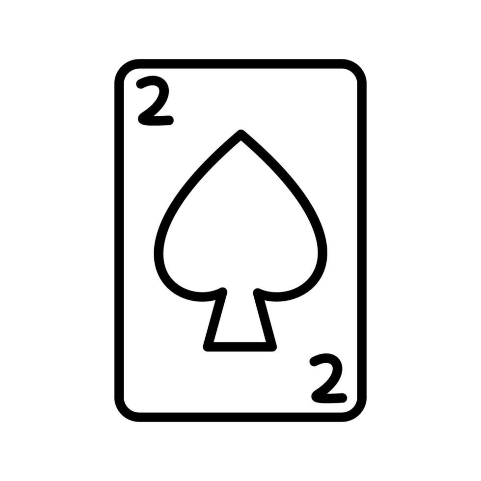 Pik-Kartenvektorsymbol vektor