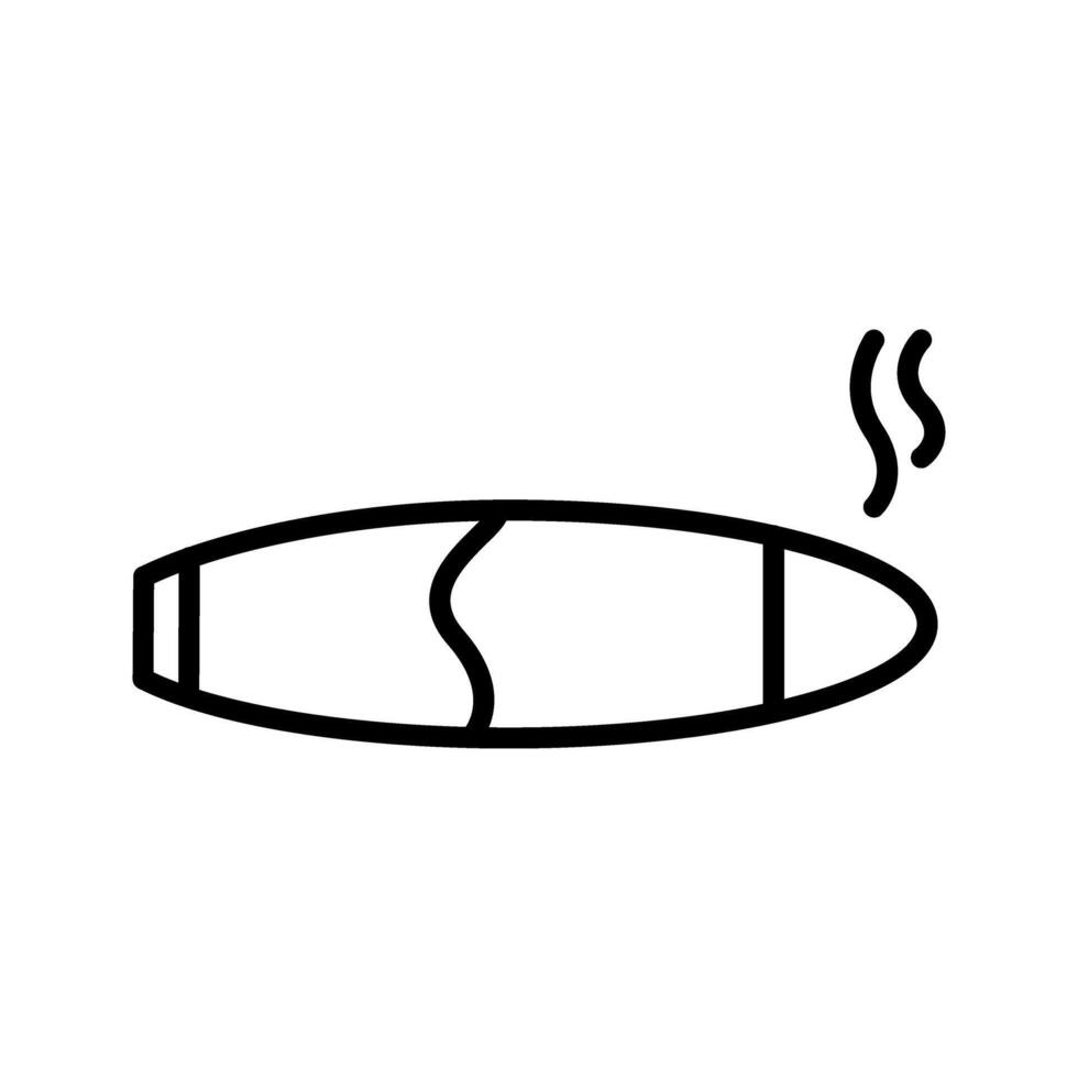 Zigarrenvektorsymbol vektor
