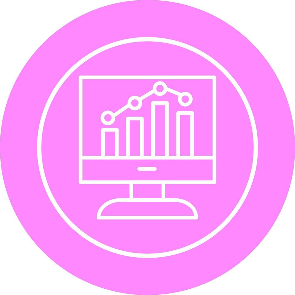 Finanzen Graph Vektor Symbol