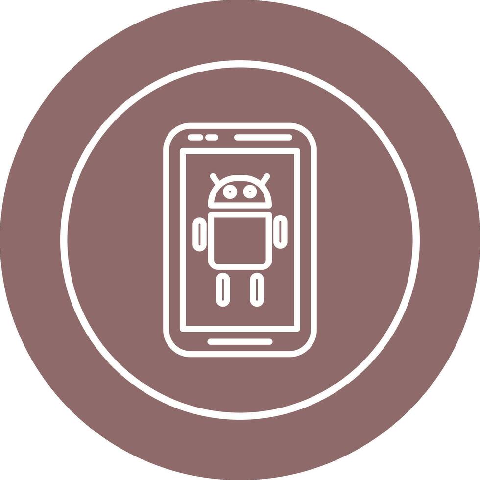 Android-Vektorsymbol vektor