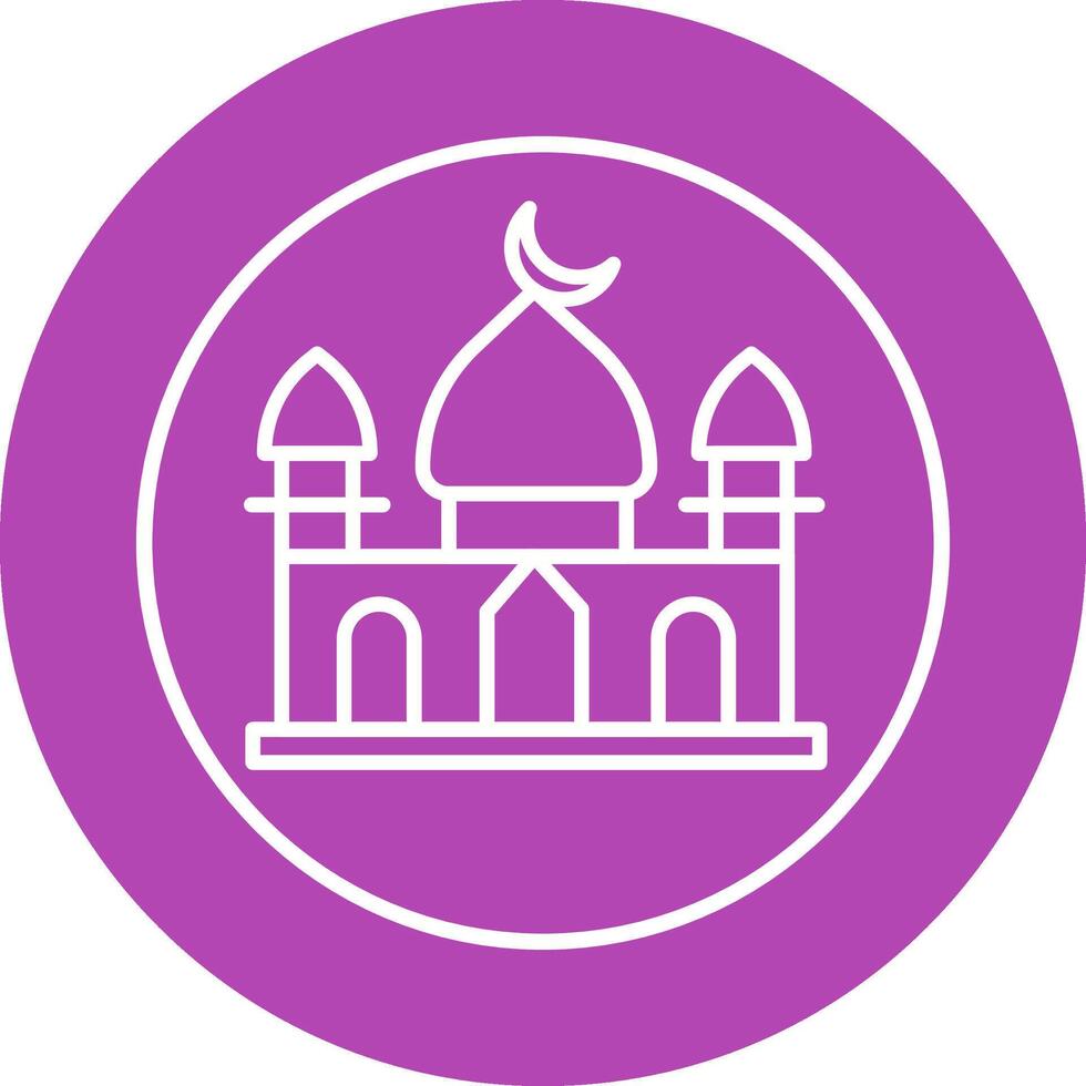 Moschee-Vektor-Symbol vektor