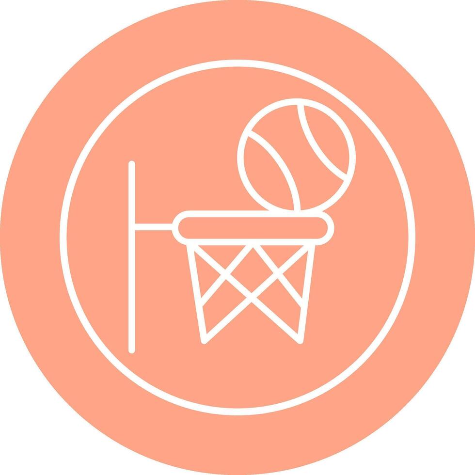 Basketball-Vektor-Symbol vektor