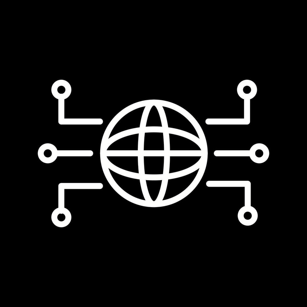 Internet-Vektor-Symbol vektor