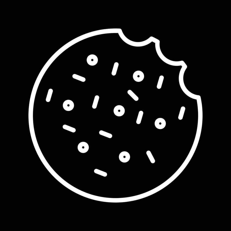 Cookie-Vektor-Symbol vektor