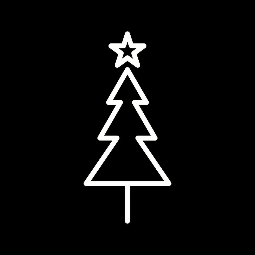 Weihnachtsbaum-Vektor-Symbol vektor