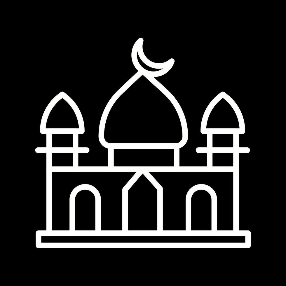 Moschee-Vektor-Symbol vektor