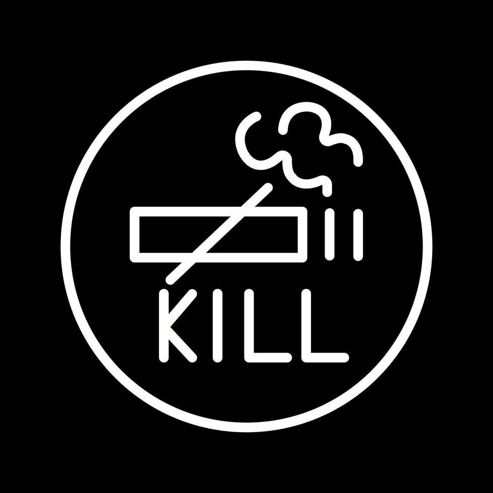 rökning dödar vektor ikon