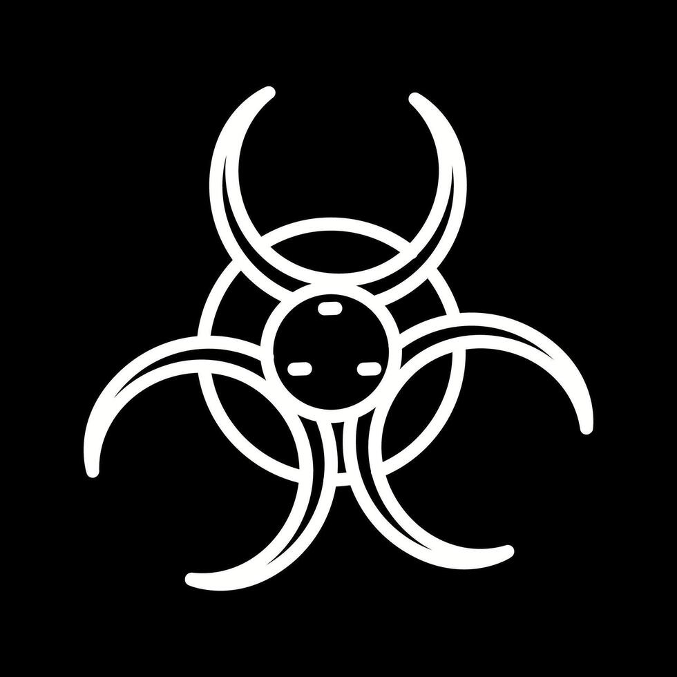 biohazard vektor ikon