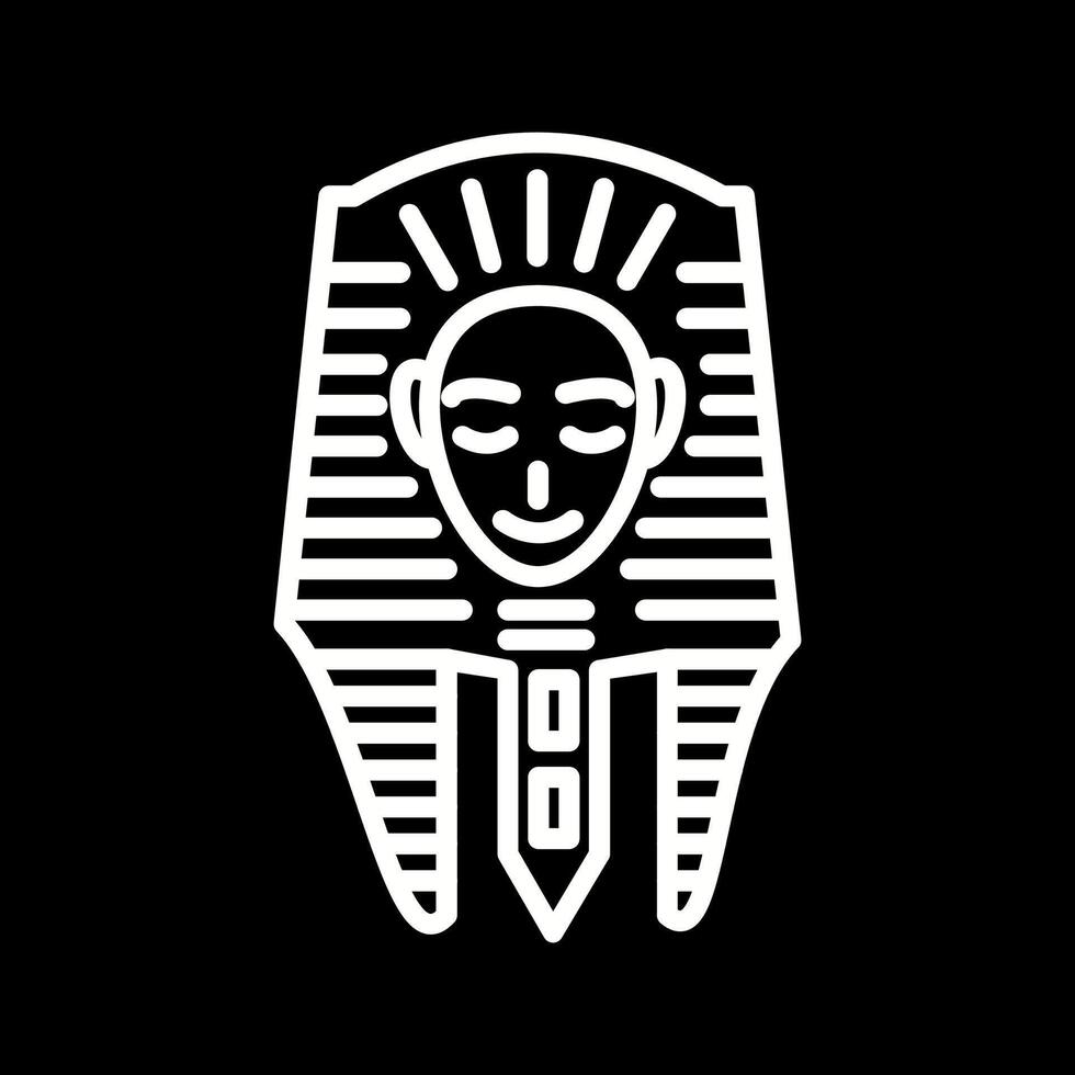 ägyptisches Gesichtsvektorsymbol vektor