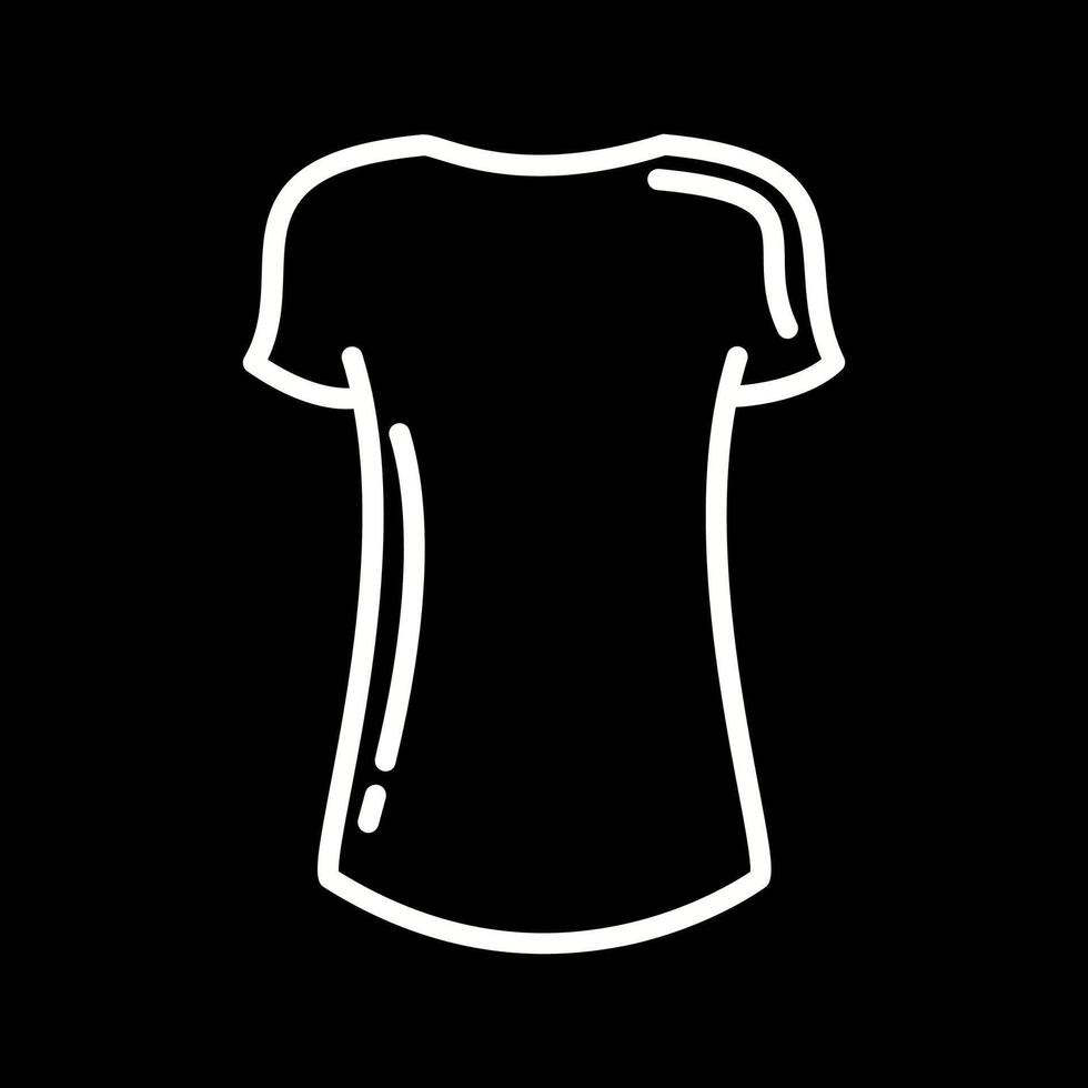 Vektorsymbol für Damenhemden vektor