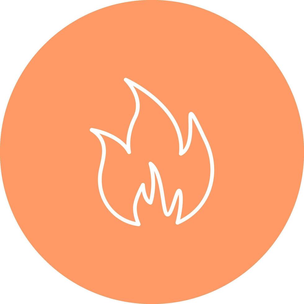 Symbol für Flammenvektor vektor
