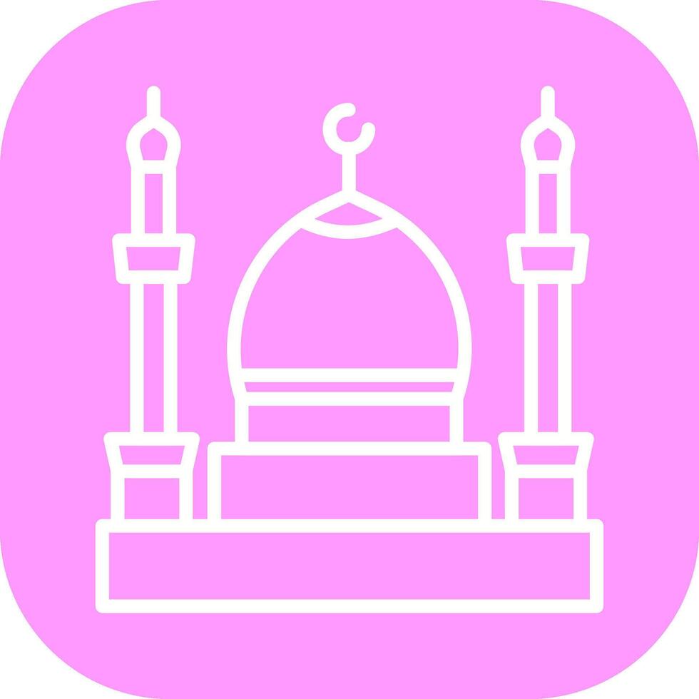 Moschee-Vektor-Symbol vektor