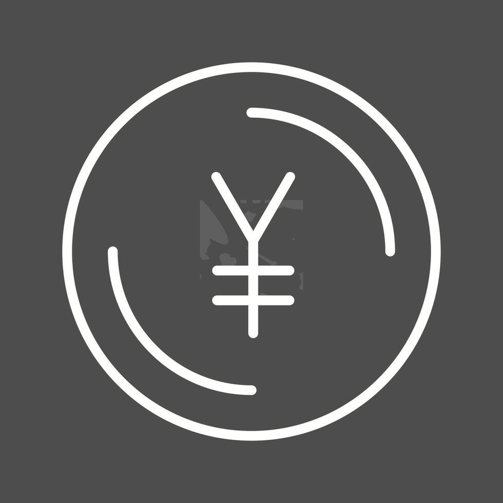 yen symbol vektor ikon