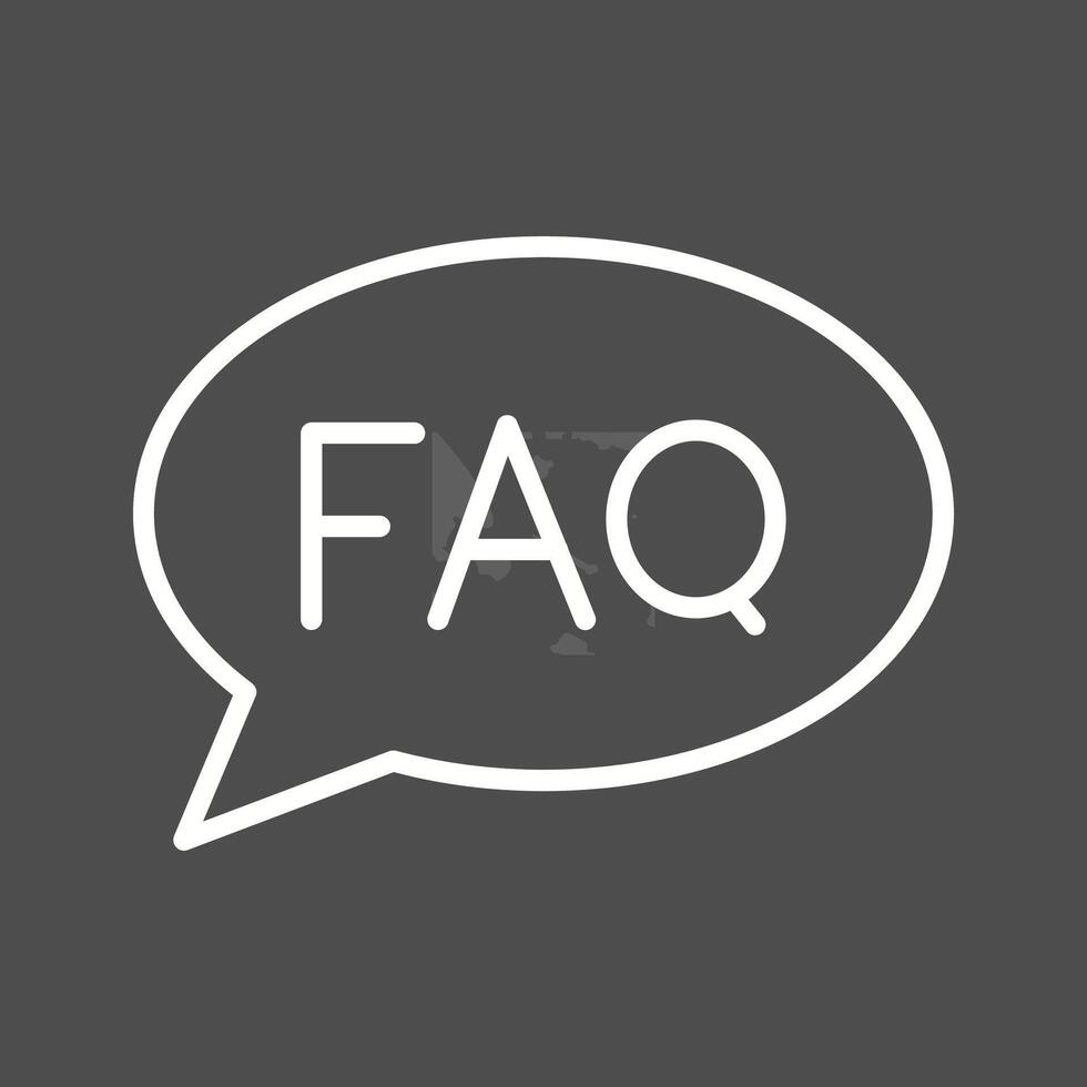 FAQ-Vektorsymbol vektor