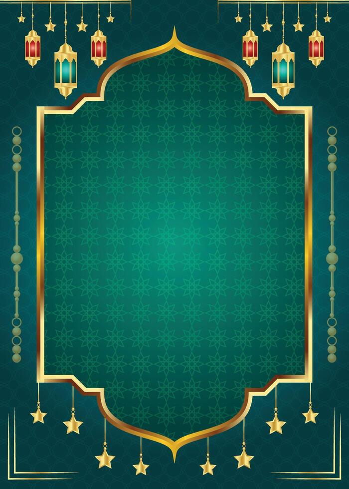 Arabisch islamisch Ramadan kareem Mandala Zier Flyer Banner mit Ramadhan Laterne eid al fitr Hintergrund vektor
