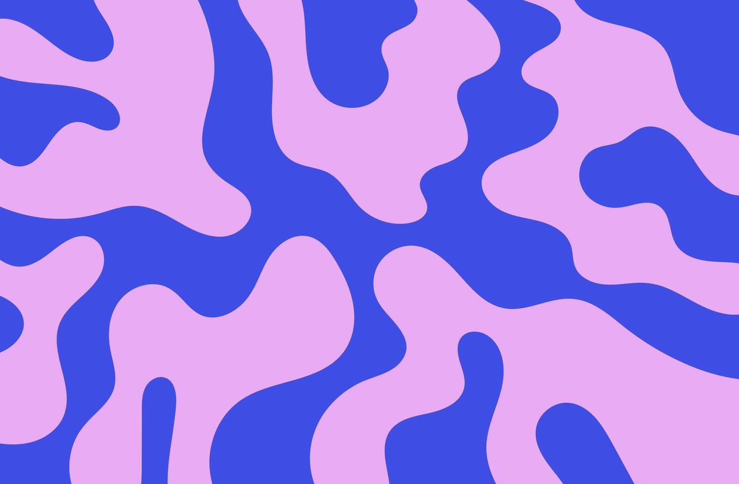 abstrakt bakgrund med flytande organisk former. blå bakgrund med vågig vätska i trogen y2k stil. vektor