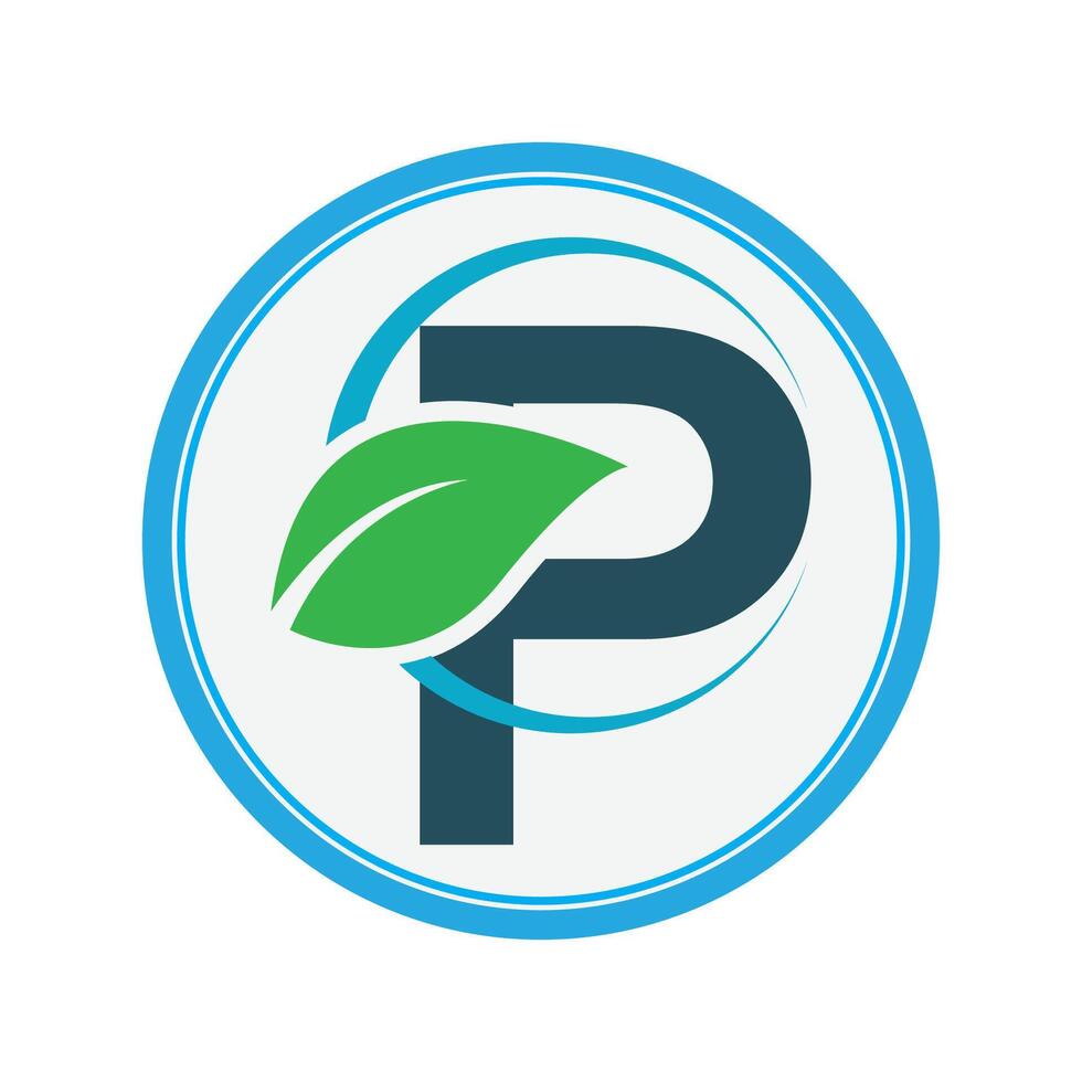 Grafik Vektor Illustration von Brief p Logo und Symbol perfekt zum Geschäft Branding, Geschäft usw. auf grau Hintergrund