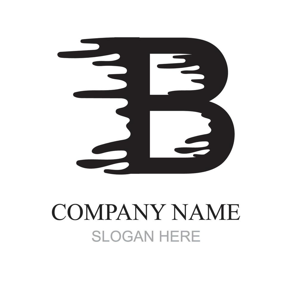 Brief b Logo Design, Brief b Logo, b Logo, branding Identität korporativ b Logo Vektor Design Vorlage