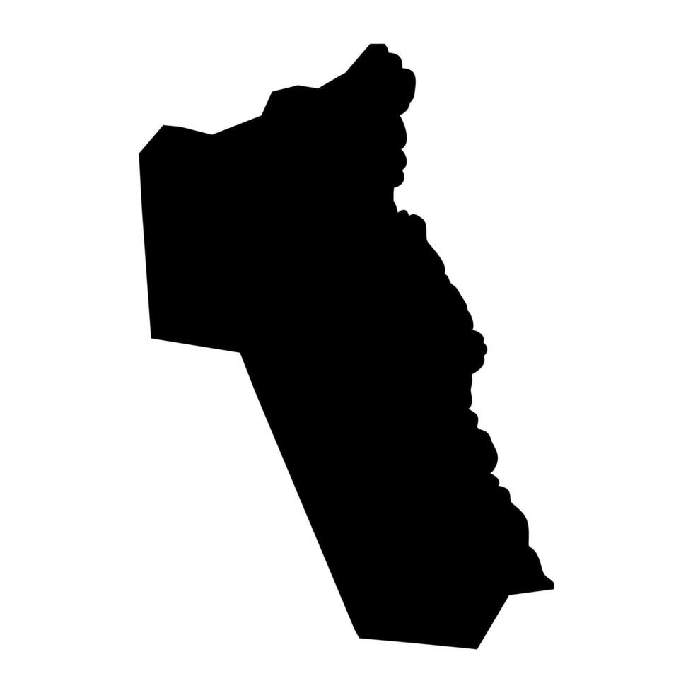 sydlig liech stat Karta, administrativ division av söder sudan. vektor illustration.