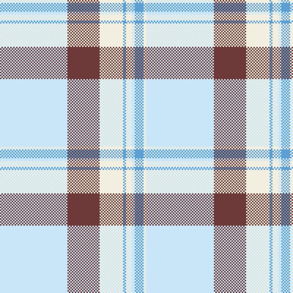 mönster textil- textur av kolla upp vektor sömlös med en tartan pläd bakgrund tyg.