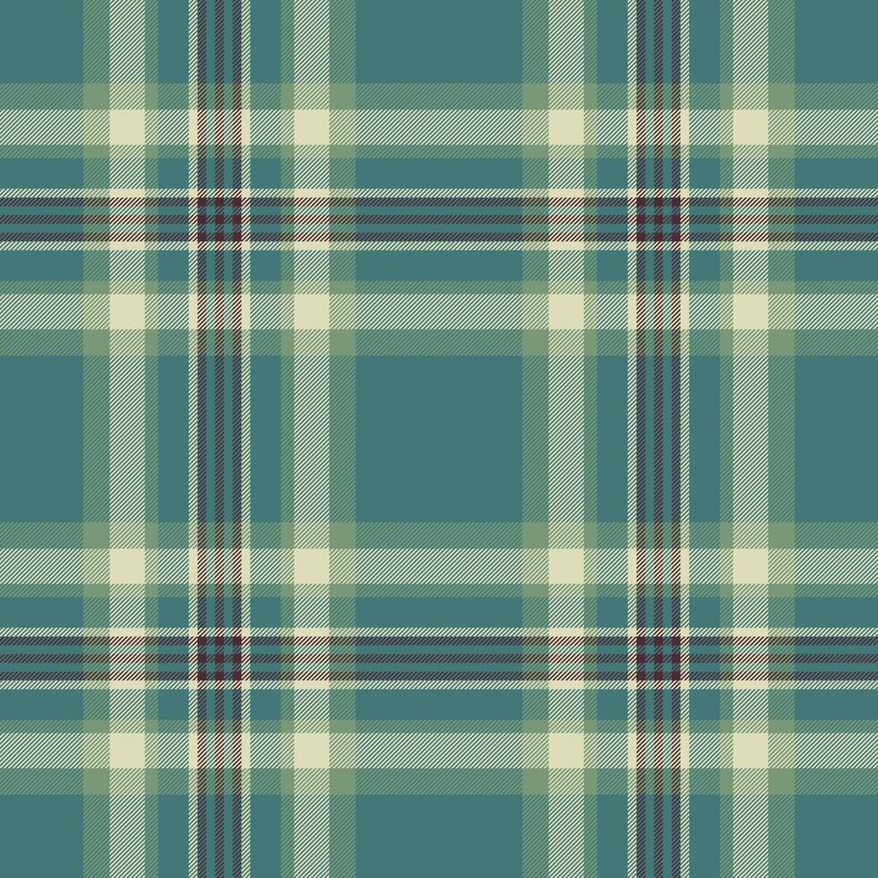 Textil- Tartan prüfen von nahtlos Hintergrund Vektor mit ein Stoff Muster Plaid Textur.