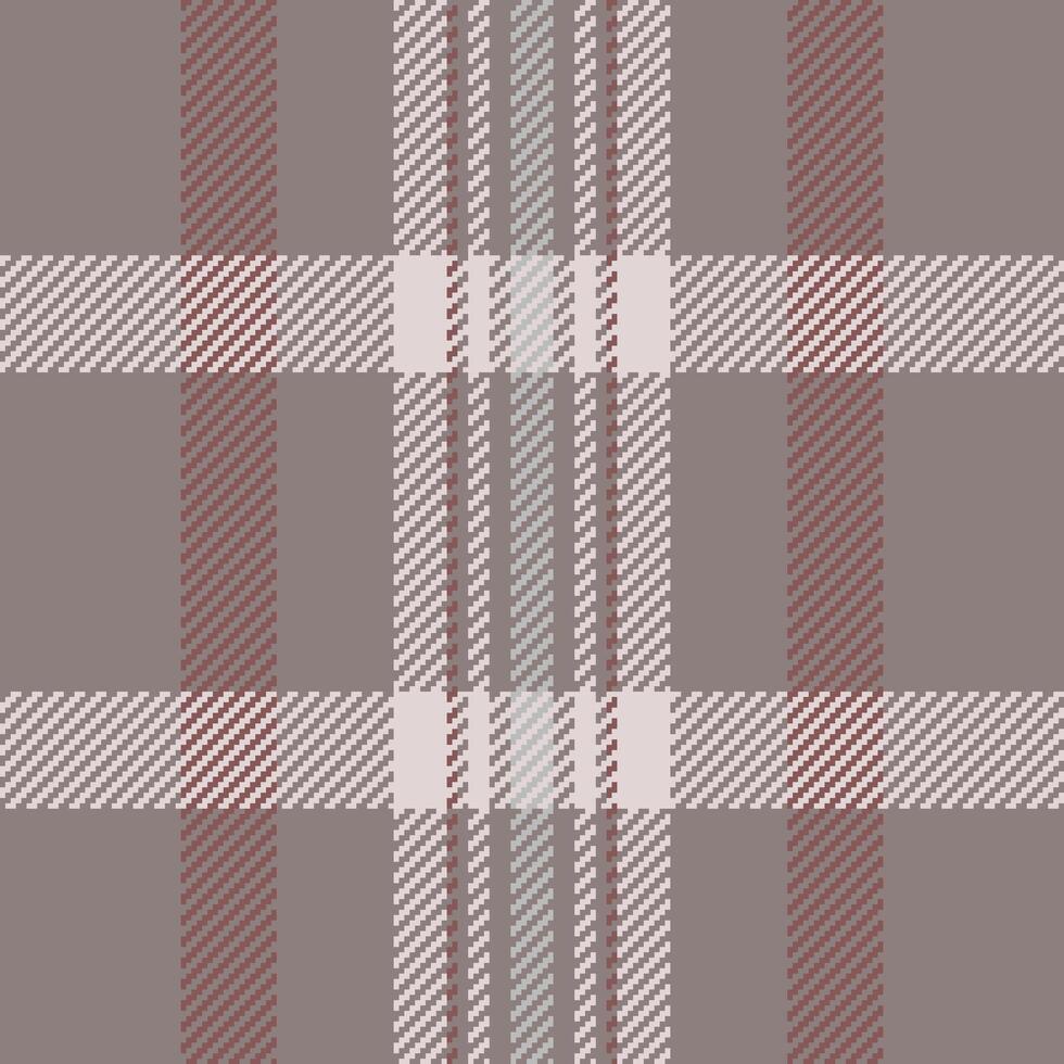 Textur Tartan Muster von Plaid Stoff prüfen mit ein Hintergrund Vektor Textil- nahtlos.