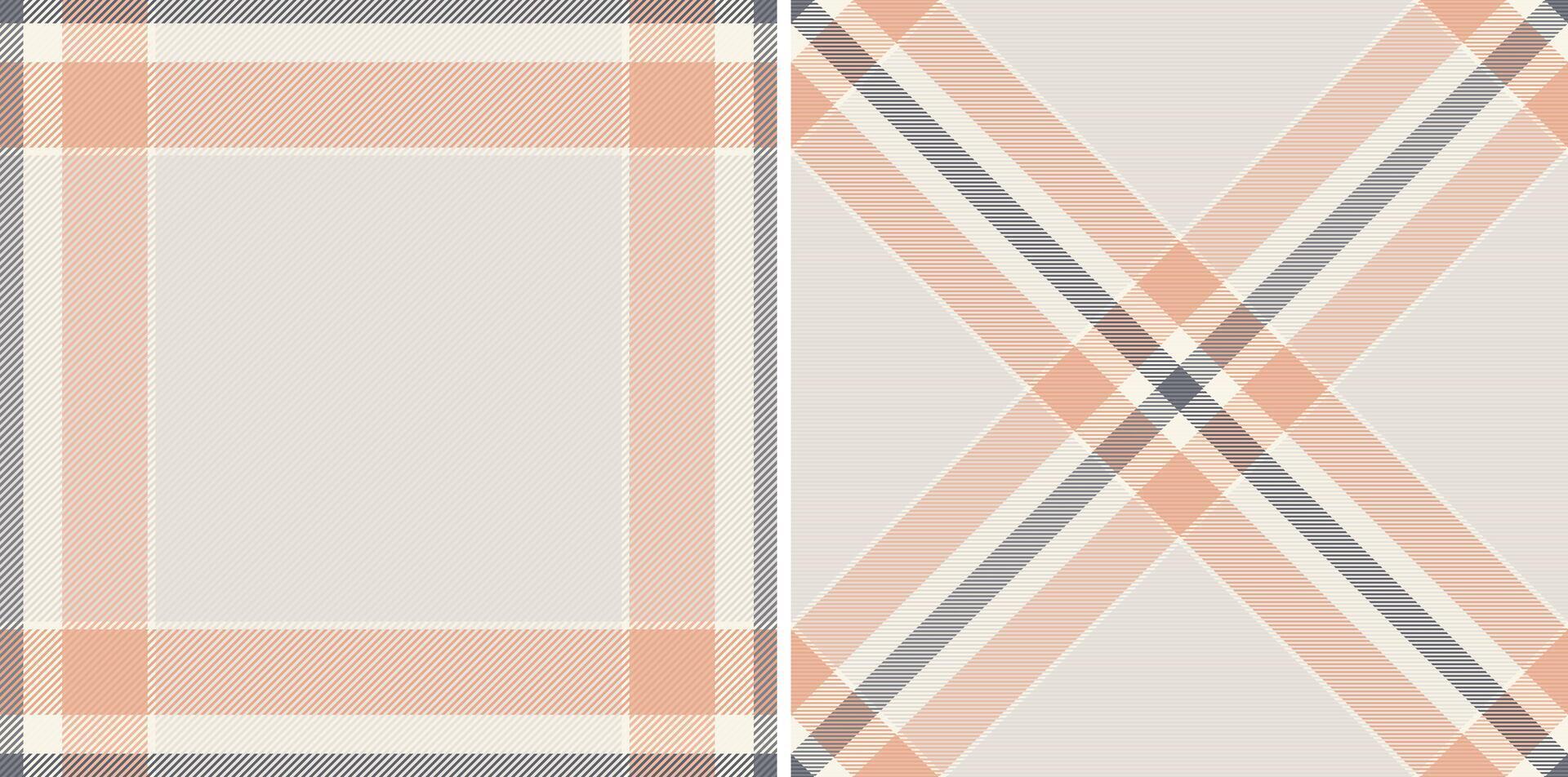 Plaid Vektor Hintergrund von Textur nahtlos Muster mit ein Textil- Tartan prüfen Stoff. einstellen im warm Farben zum Sammelalbum Layout Ideen.