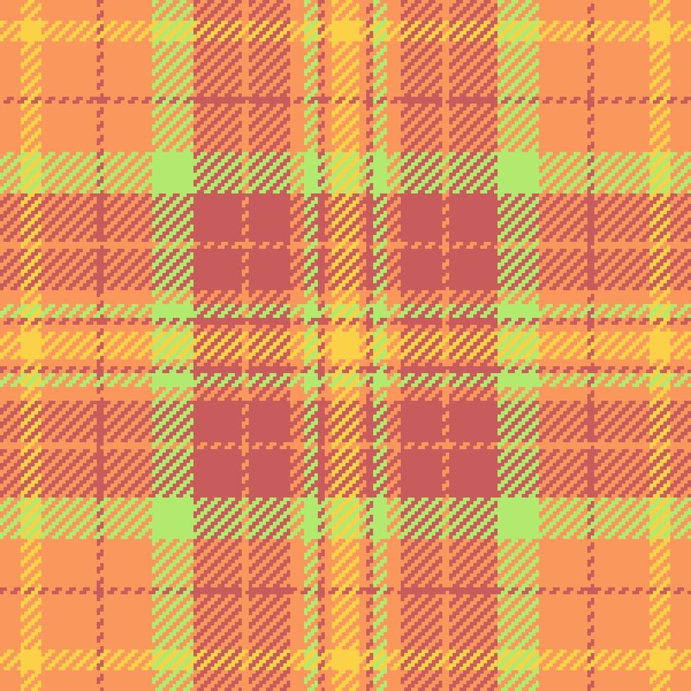 Stoff Textil- Tartan von Vektor Plaid nahtlos mit ein Textur Hintergrund Muster überprüfen.