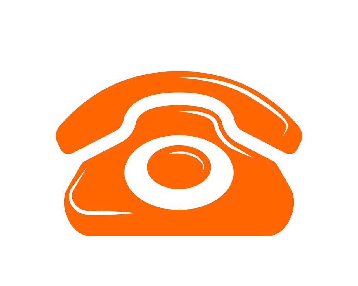 Telefon-Symbol-Vektor-Illustration. Callcenter-App. Telefonsymbole im trendigen flachen Stil. kontaktieren sie uns linie silhouette. vektor