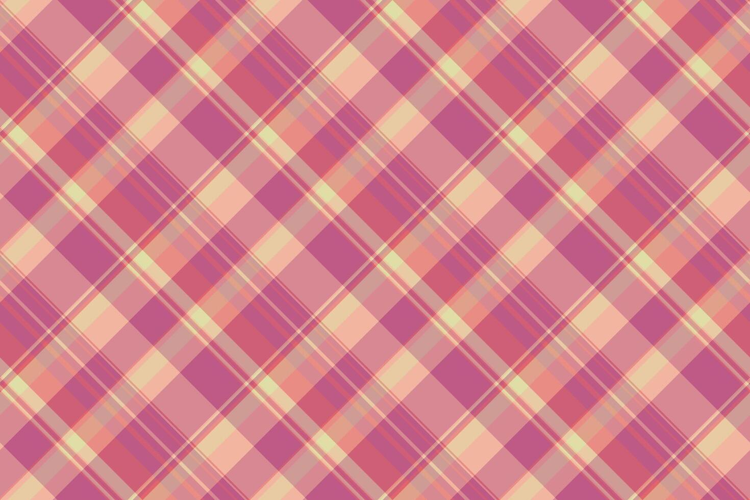 Stoff Plaid Tartan von Vektor prüfen Textil- mit ein nahtlos Muster Textur Hintergrund.