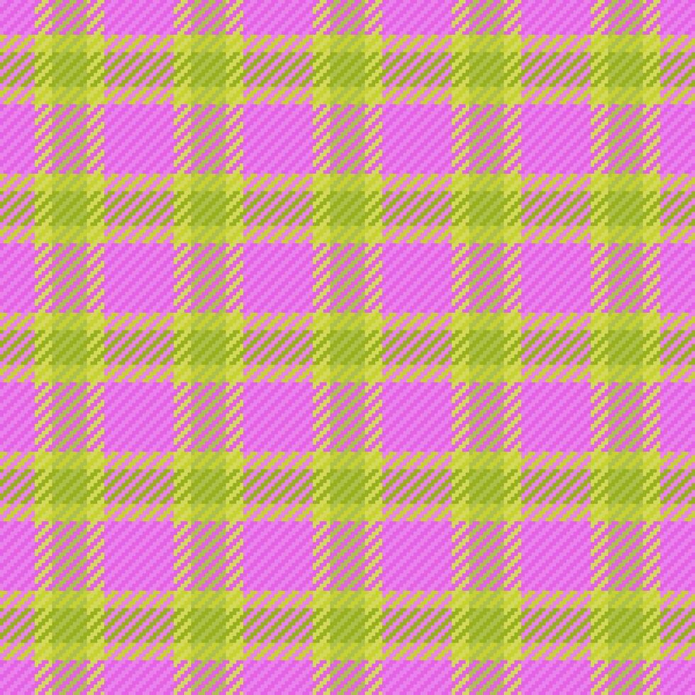 komplexitet mönster tyg vektor, gåva pläd textil- textur. dekor sömlös kolla upp tartan bakgrund i kalk och violett färger. vektor