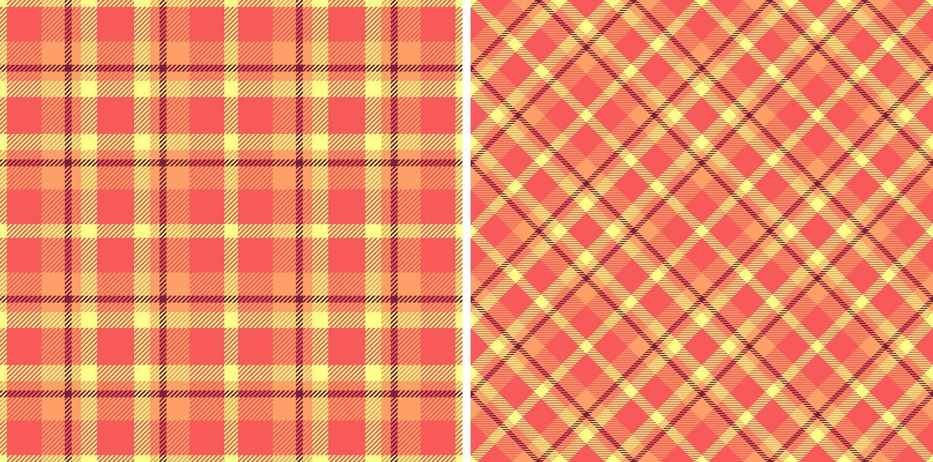 kolla upp sömlös bakgrund av textil- textur tyg med en tartan vektor mönster pläd.