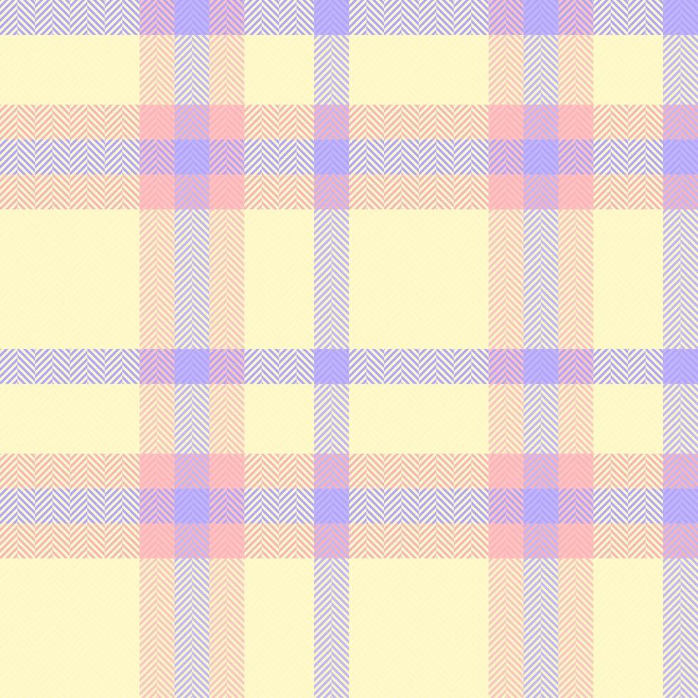 Tartan Textur nahtlos von Stoff Vektor Textil- mit ein prüfen Plaid Hintergrund Muster.