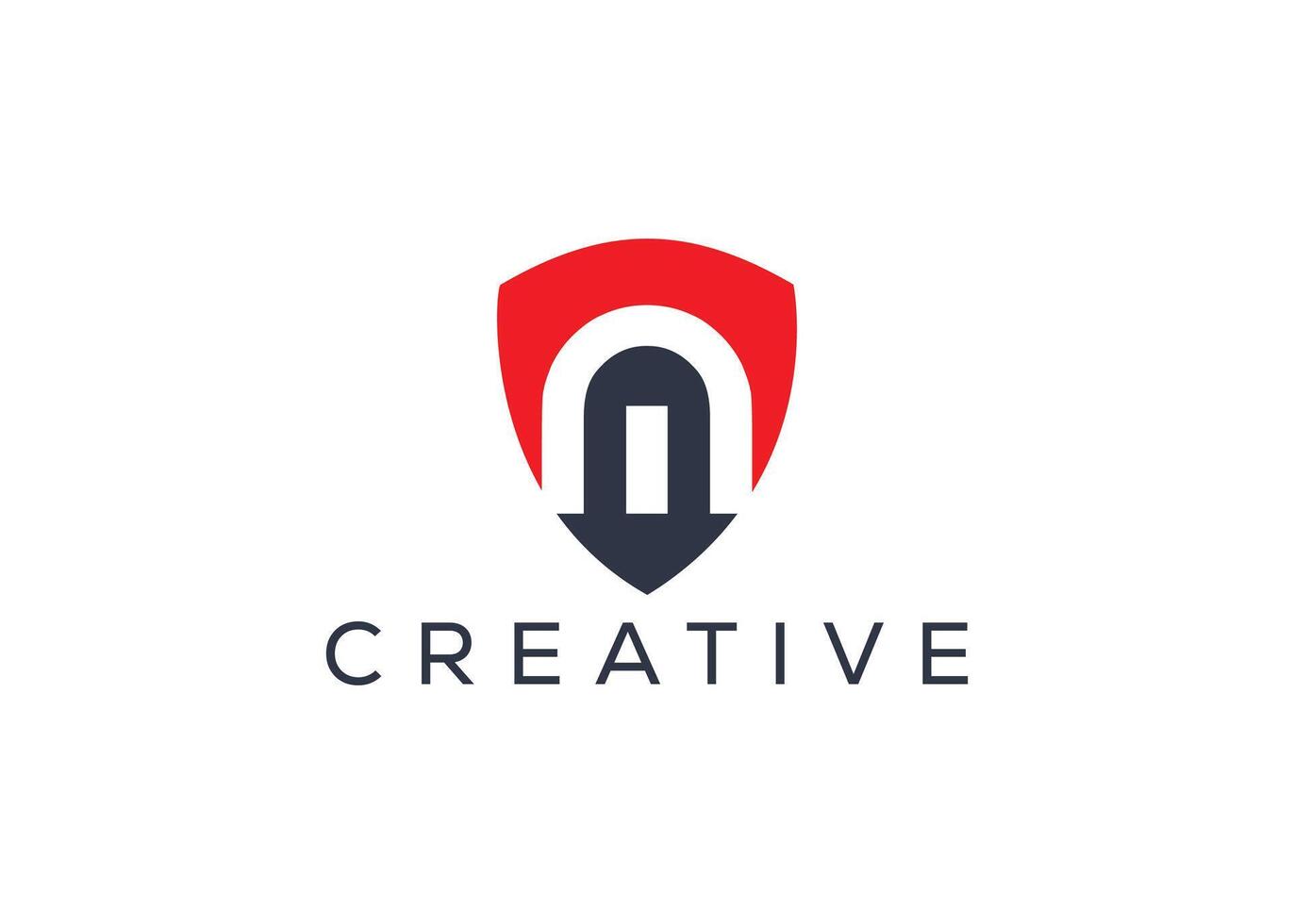 kreativ und minimal Brief m Schild Logo Vektor Vorlage. abstrakt m bewachen Logo