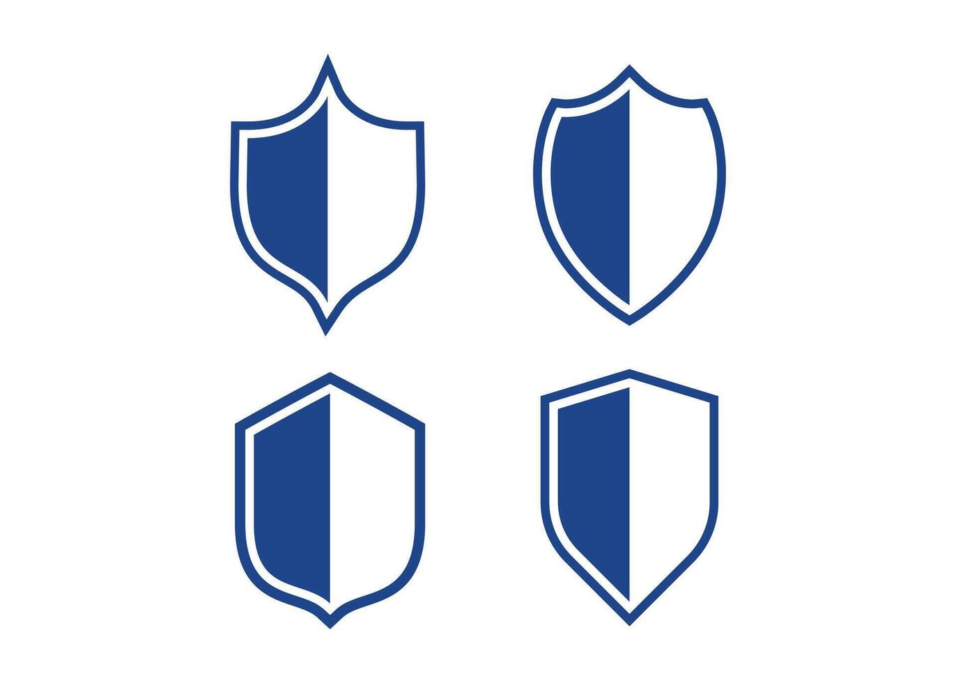 minimalistisch Schild Kennzeichen Logo Design Vektor Vorlage. bewachen Kennzeichen Vektor
