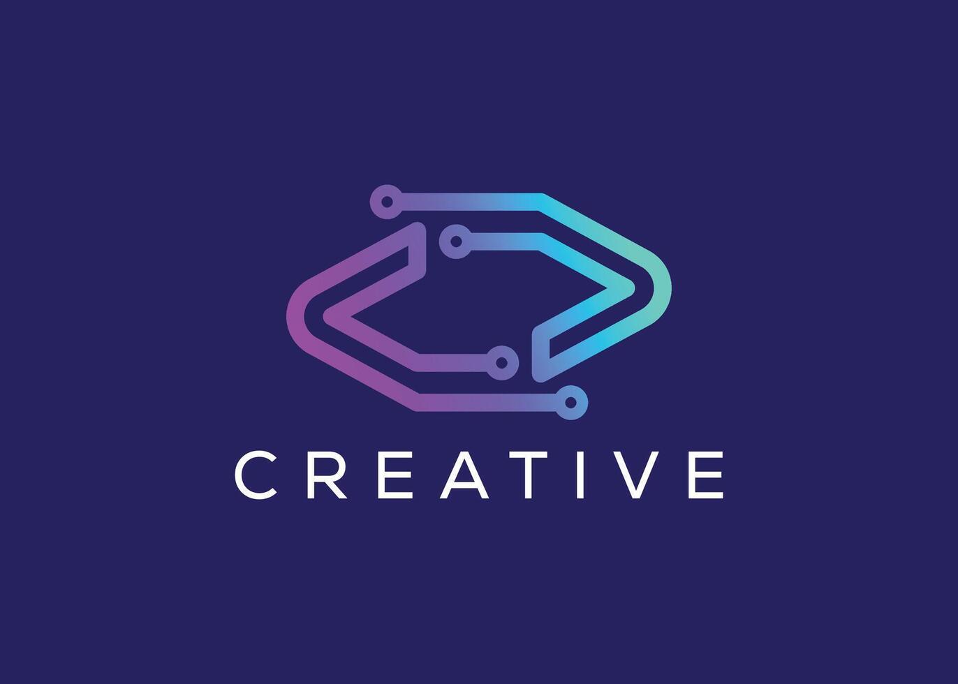 minimalistisch und modern Technologie Logo Design Vektor Vorlage. kreativ modern innovativ hoch Schaltkreis Technologie Logo