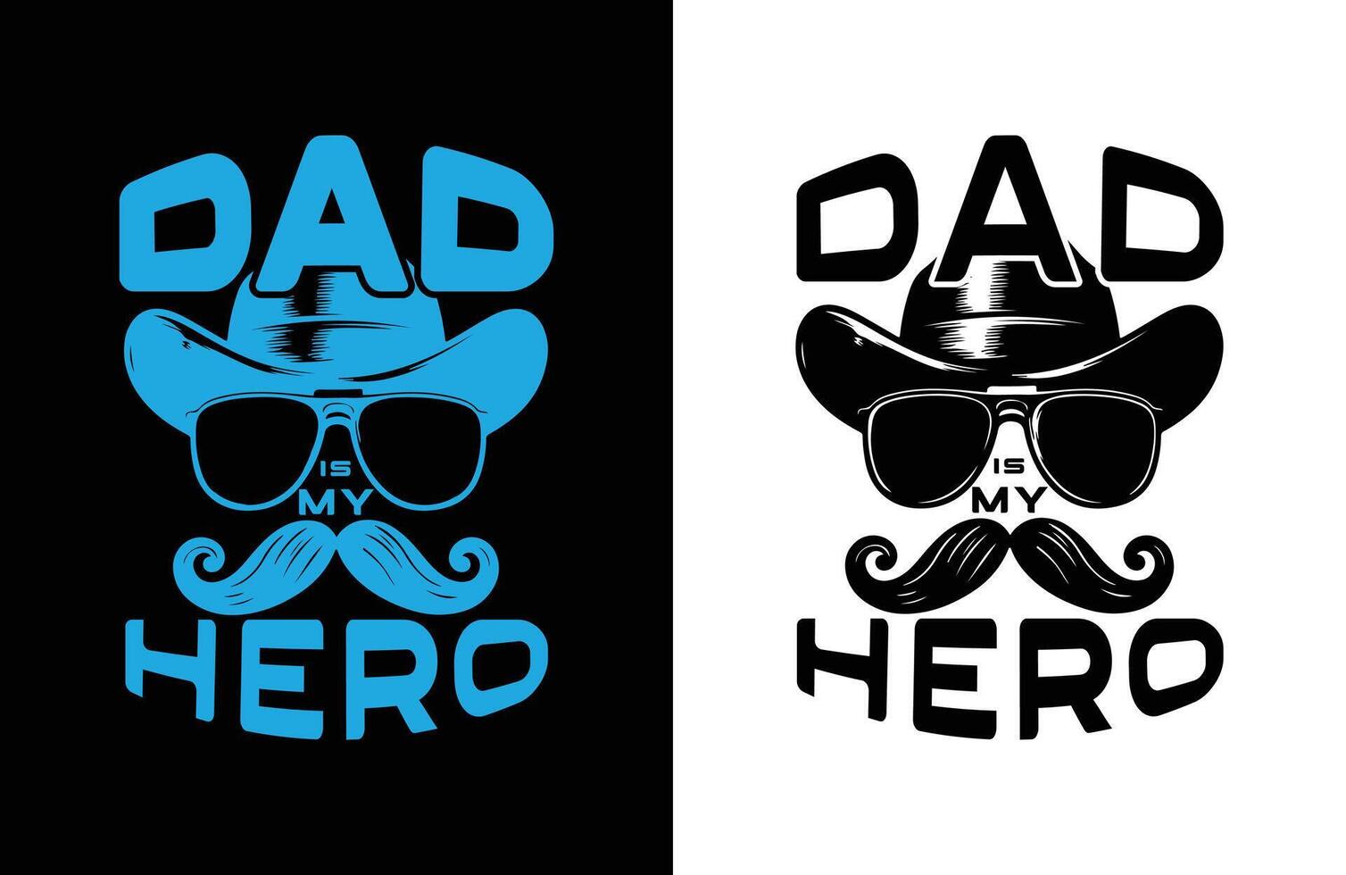 Papa ist meine Held Benutzerdefiniert Typografie T-Shirt Design mit Vektor. vektor