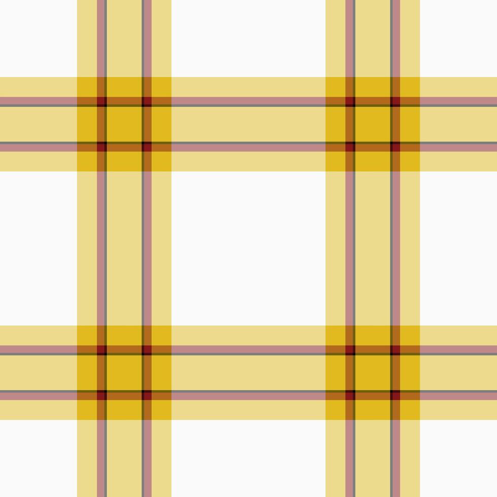 Stoff Muster Tartan von Vektor Textil- Textur mit ein Hintergrund prüfen nahtlos Plaid.