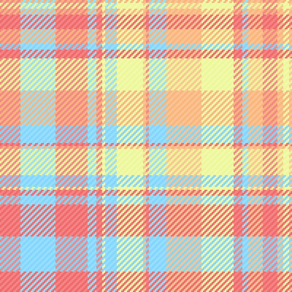 textil- sömlös vektor av pläd tartan bakgrund med en kolla upp tyg textur mönster.