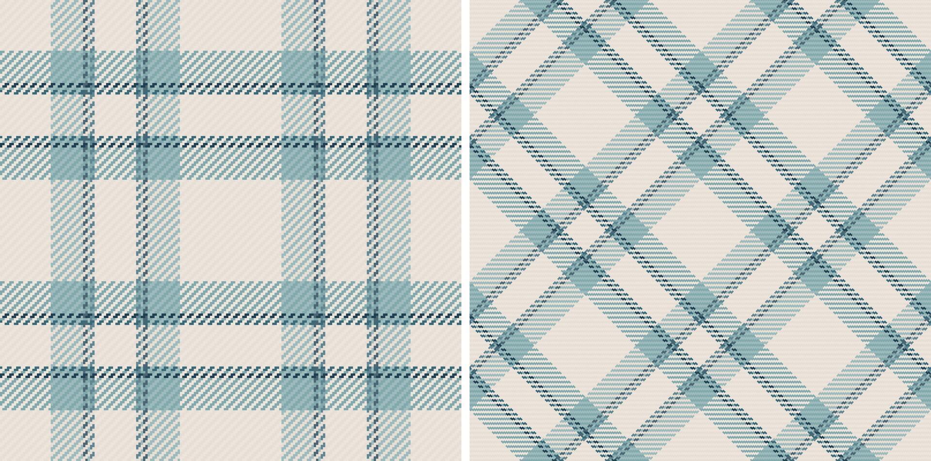 Vektor Textil- Tartan von Hintergrund Stoff nahtlos mit ein prüfen Textur Plaid Muster.