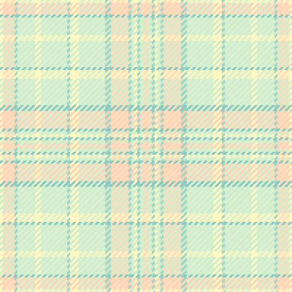 Textur Textil- Vektor von nahtlos Hintergrund Plaid mit ein Muster Stoff Tartan überprüfen.