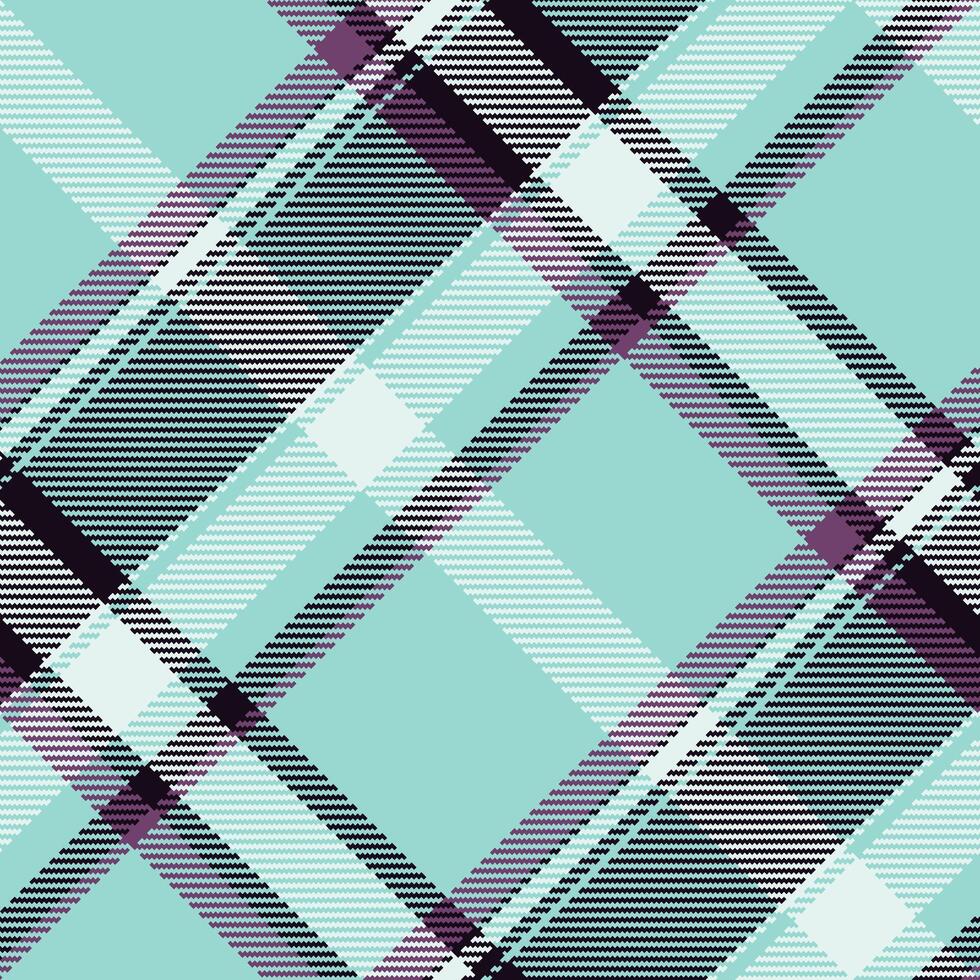 Vektor Textil- Plaid von Hintergrund Tartan nahtlos mit ein prüfen Textur Muster Stoff.