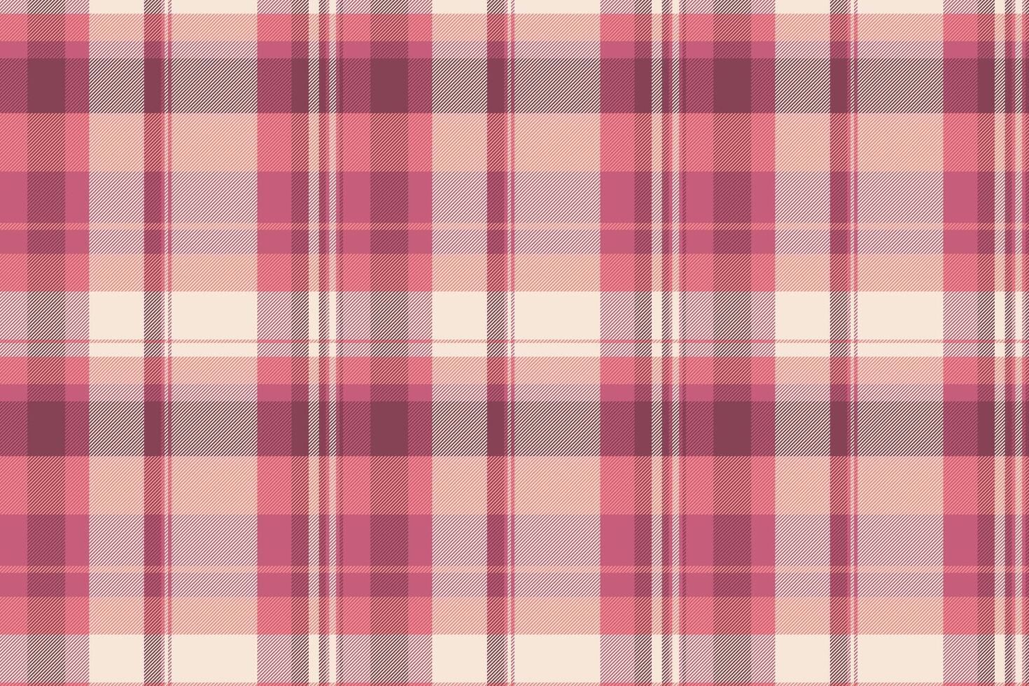 prüfen Textil- Muster von Stoff Textur Plaid mit ein Hintergrund nahtlos Vektor Schottenstoff.