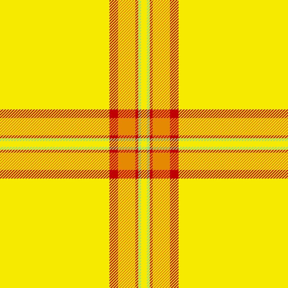 Textil- Stoff nahtlos von prüfen Vektor Tartan mit ein Hintergrund Textur Muster Plaid.