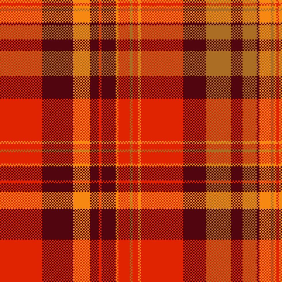 Vektor nahtlos Textur von Tartan Stoff Plaid mit ein prüfen Hintergrund Muster Textil.