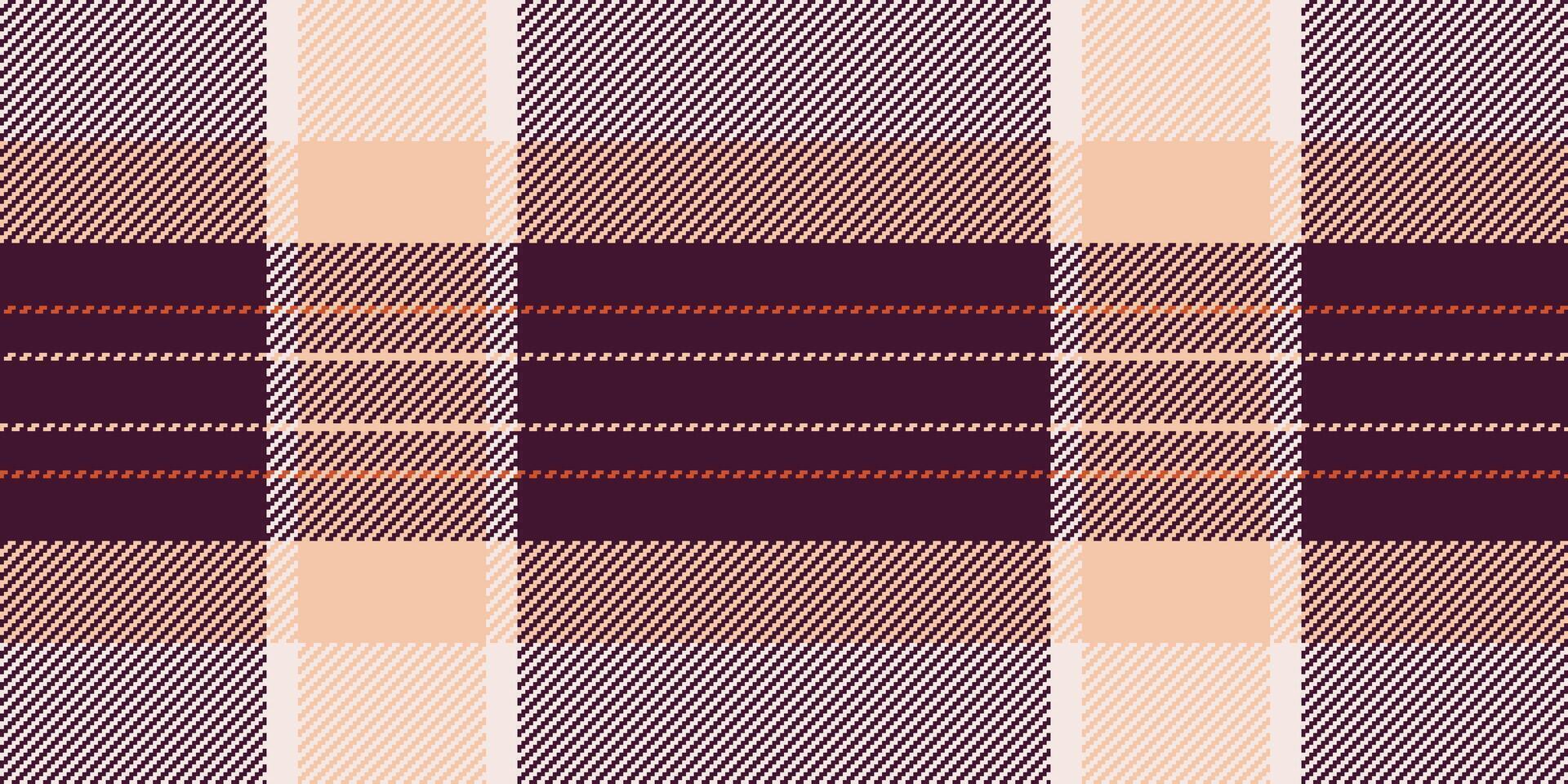 kläder textur textil- tartan, industriell vektor mönster kolla upp. företag bakgrund tyg sömlös pläd i mörk och orange färger.