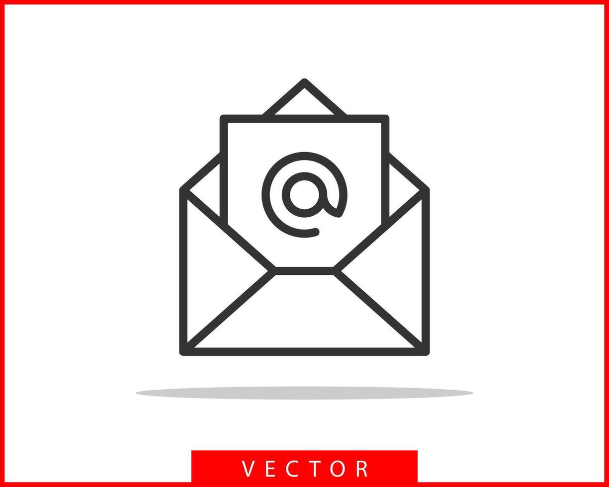 Briefumschlag Symbole Brief. Umschlag Symbol Vektor Vorlage. Mail Symbol Element. Mailing Etikette zum Netz oder drucken Design.