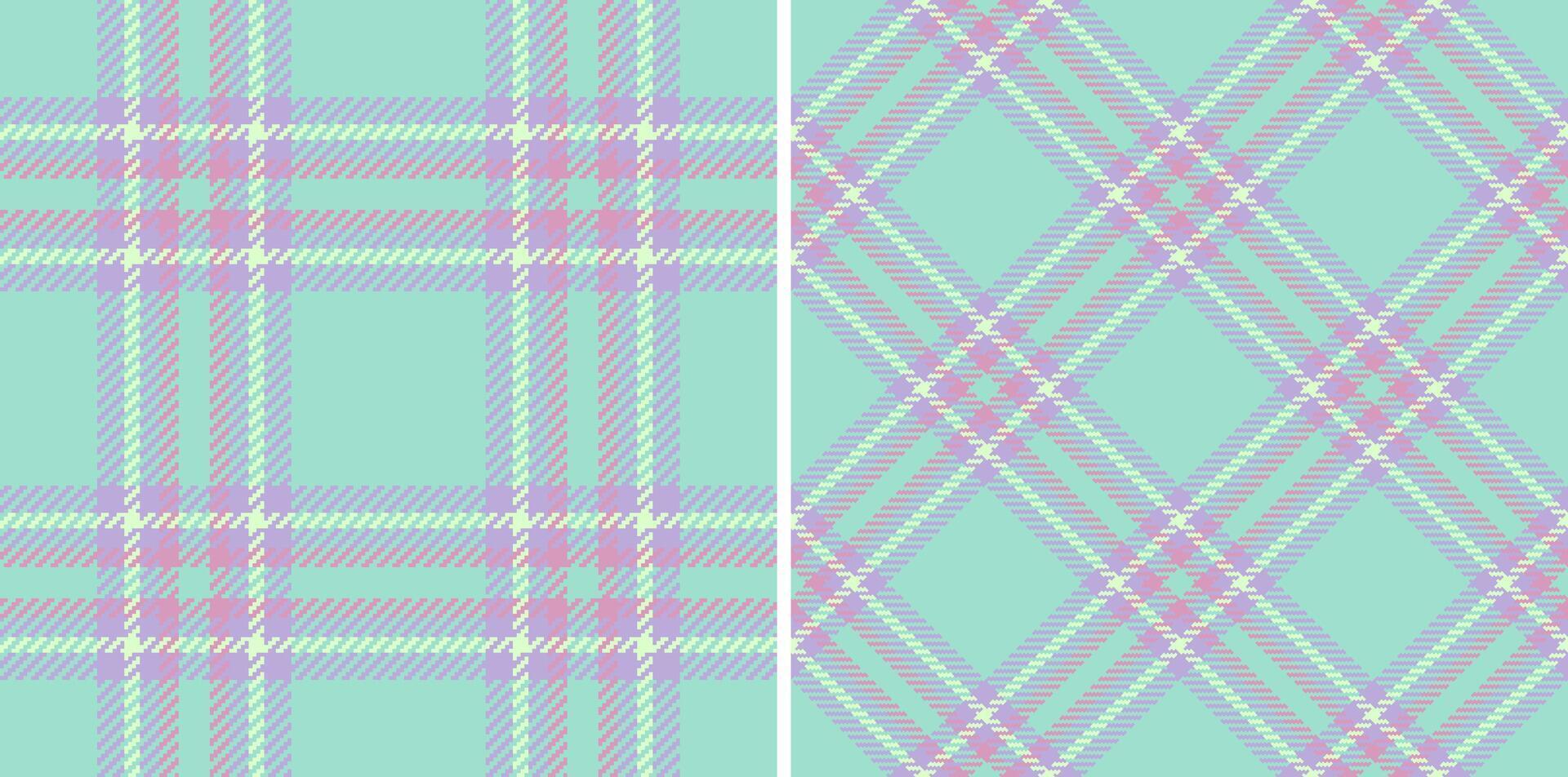 mönster textur sömlös av kolla upp bakgrund vektor med en pläd tyg tartan textil.