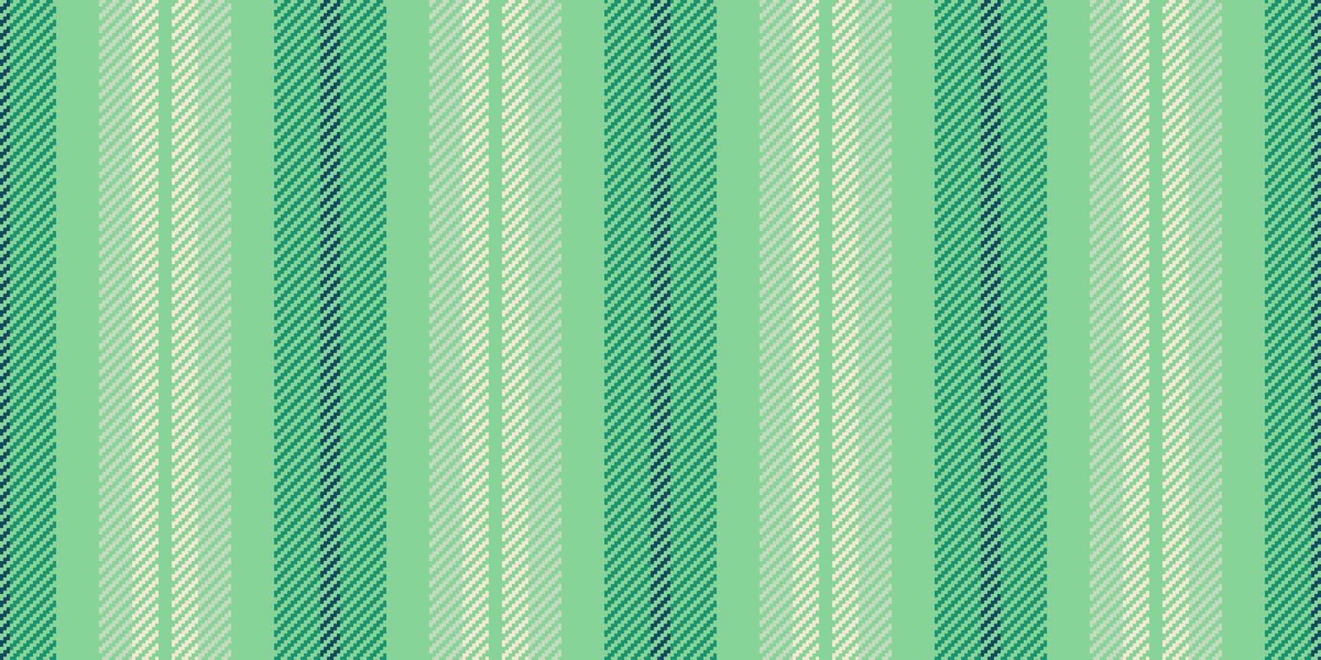 fyrkant mönster vertikal textil, kalk textur rand rader. service tyg vektor sömlös bakgrund i grön och ljus färger.